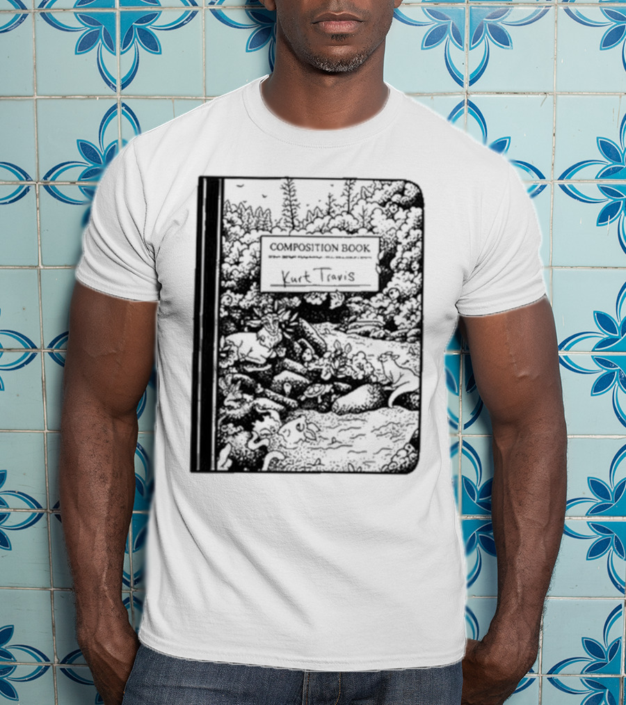 Kurt Travis Esque Records Composition Book T-Shirt