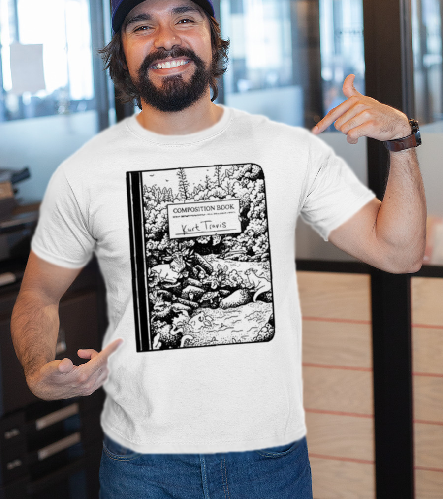 Kurt Travis Esque Records Composition Book T-Shirt