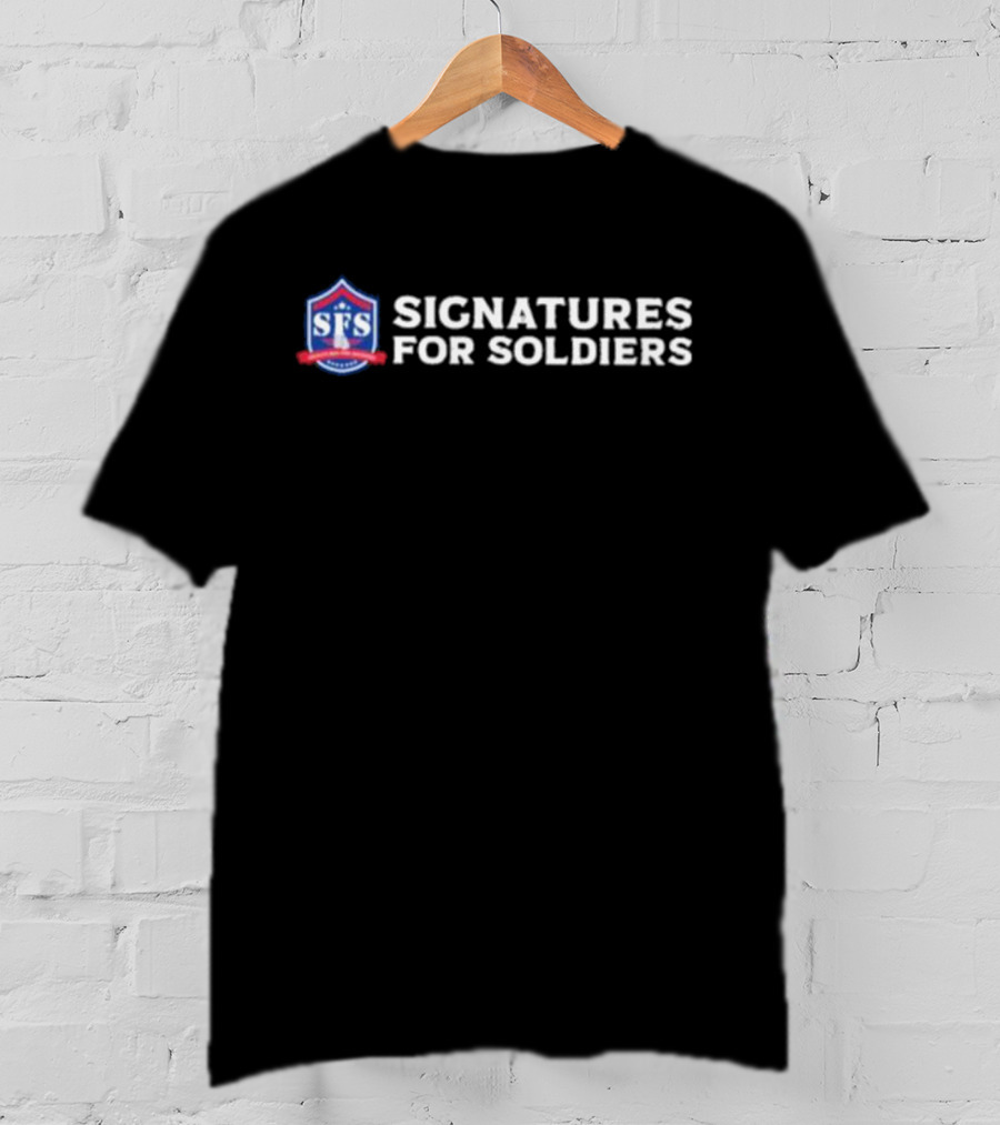 Sigs4soldiers Signatures For Soldiers SFS Shield T-Shirt