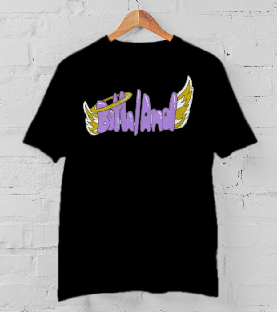 Both And Angel Wings Halo Thewldlfe Store T-Shirt