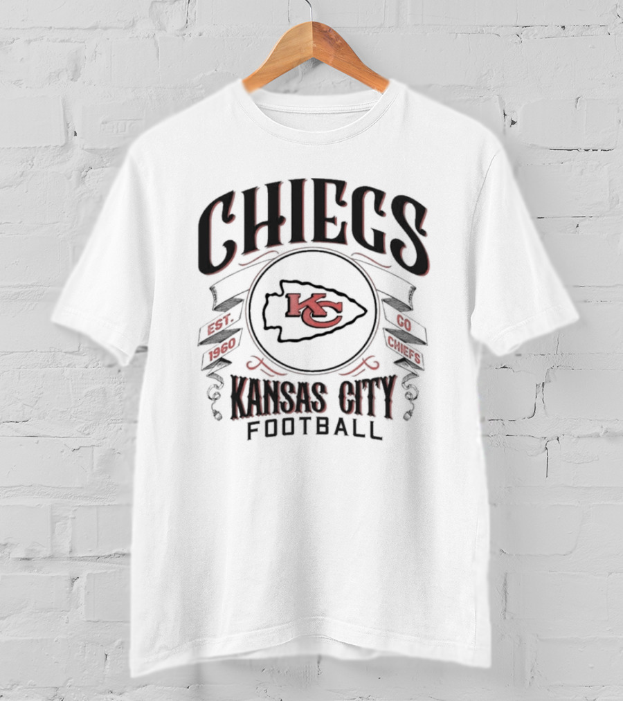 Kansas City Chiefs Football Go Chiefs Est 1960 KC T-Shirt
