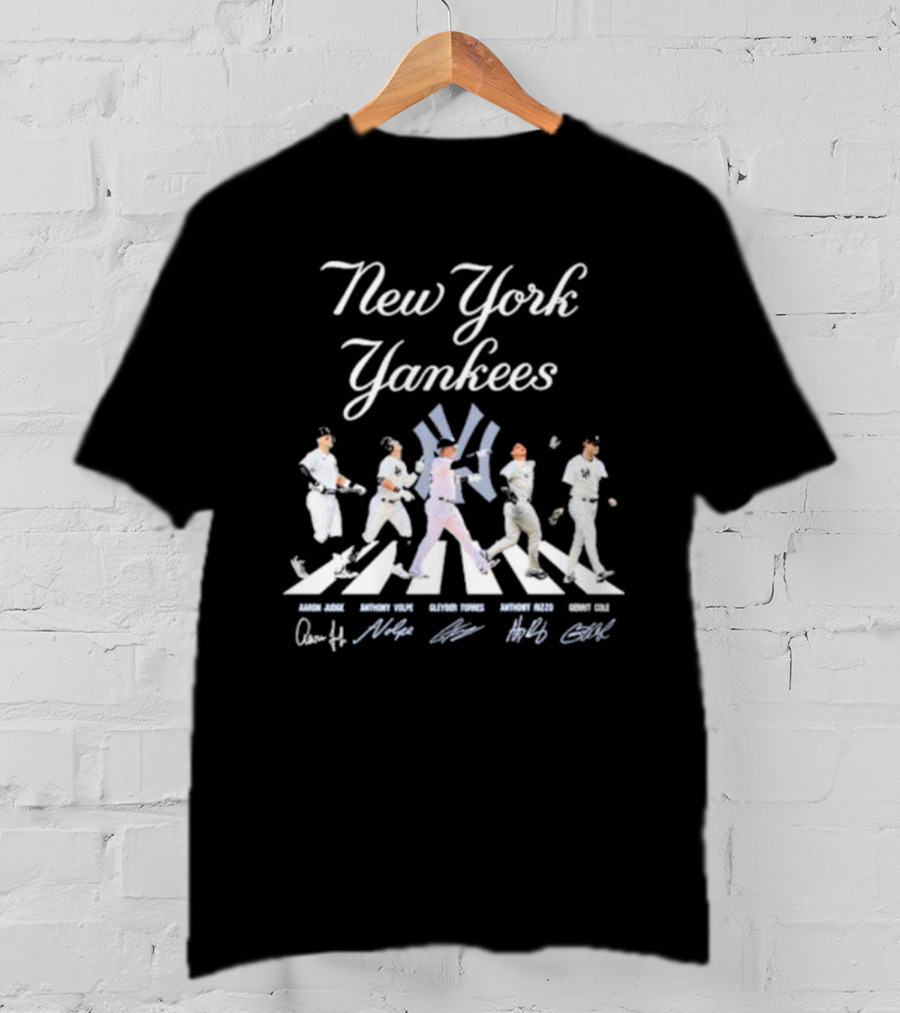 New York Yankees Aaron Judge Anthony Volpe Gleyber Torres Anthony Rizzo Gerrit Cole T-Shirt