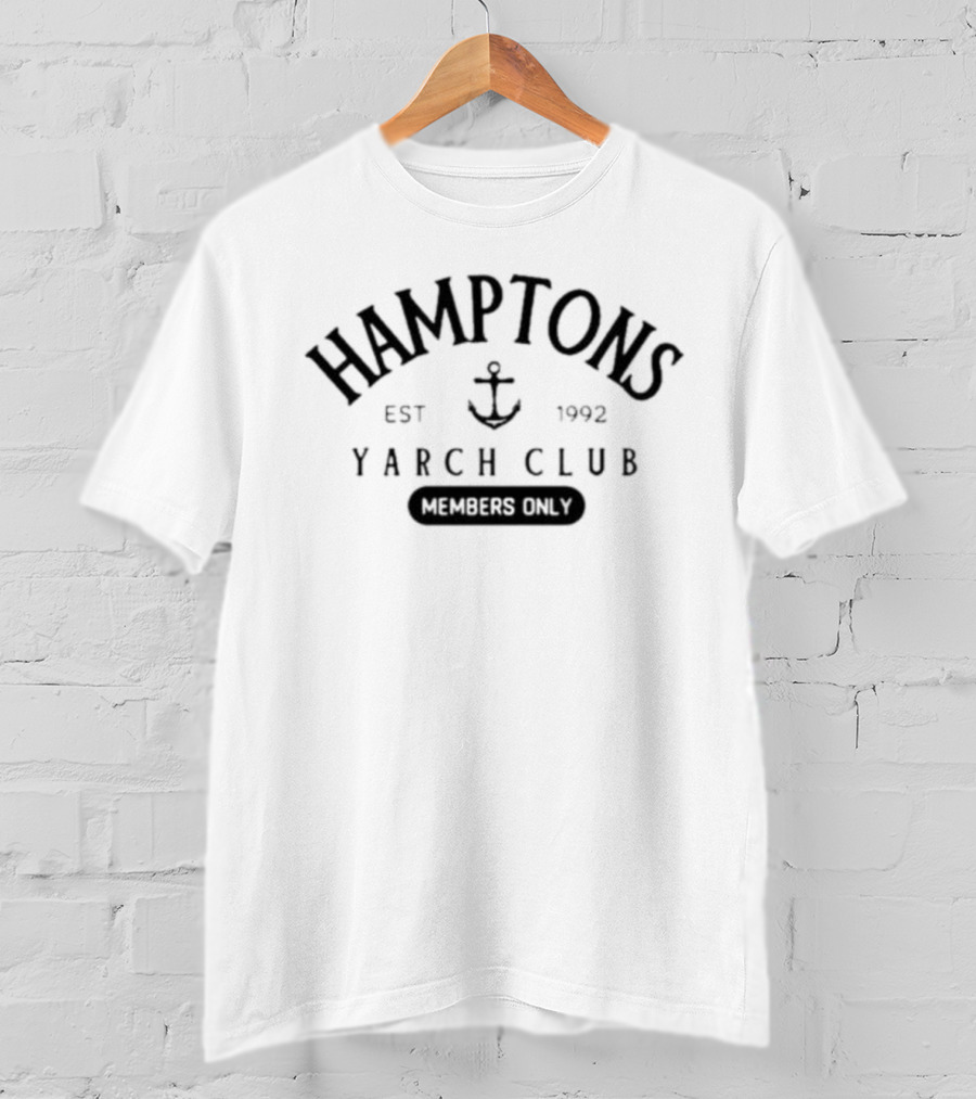 HAMPTONS YACHT CLUB EST 1992 MEMBERS ONLY T-Shirt
