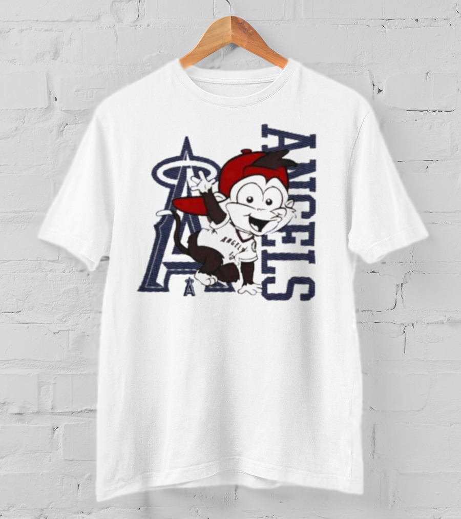 Infant Los Angeles Angels Red Mascot 2.0 Halo T-Shirt