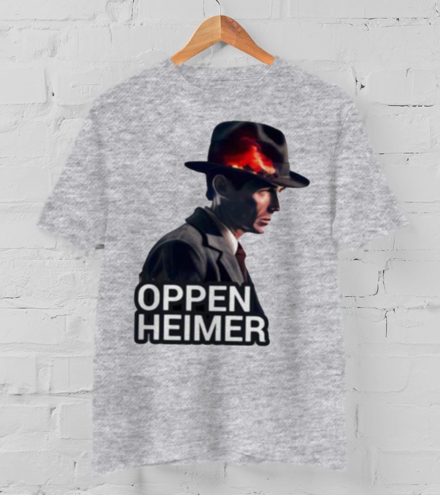 Oppenheimer Cillian Murphy Fiery Explosion Hat T-Shirt