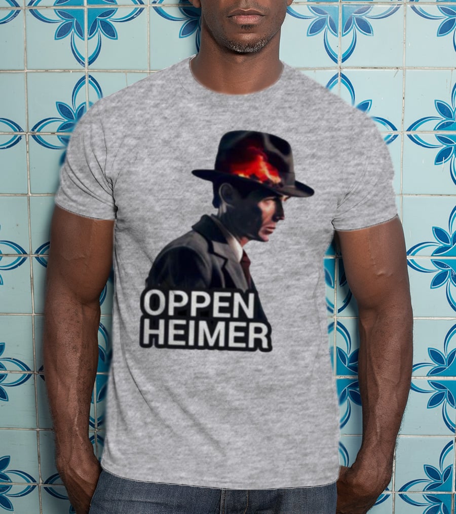 Oppenheimer Cillian Murphy Fiery Explosion Hat T-Shirt
