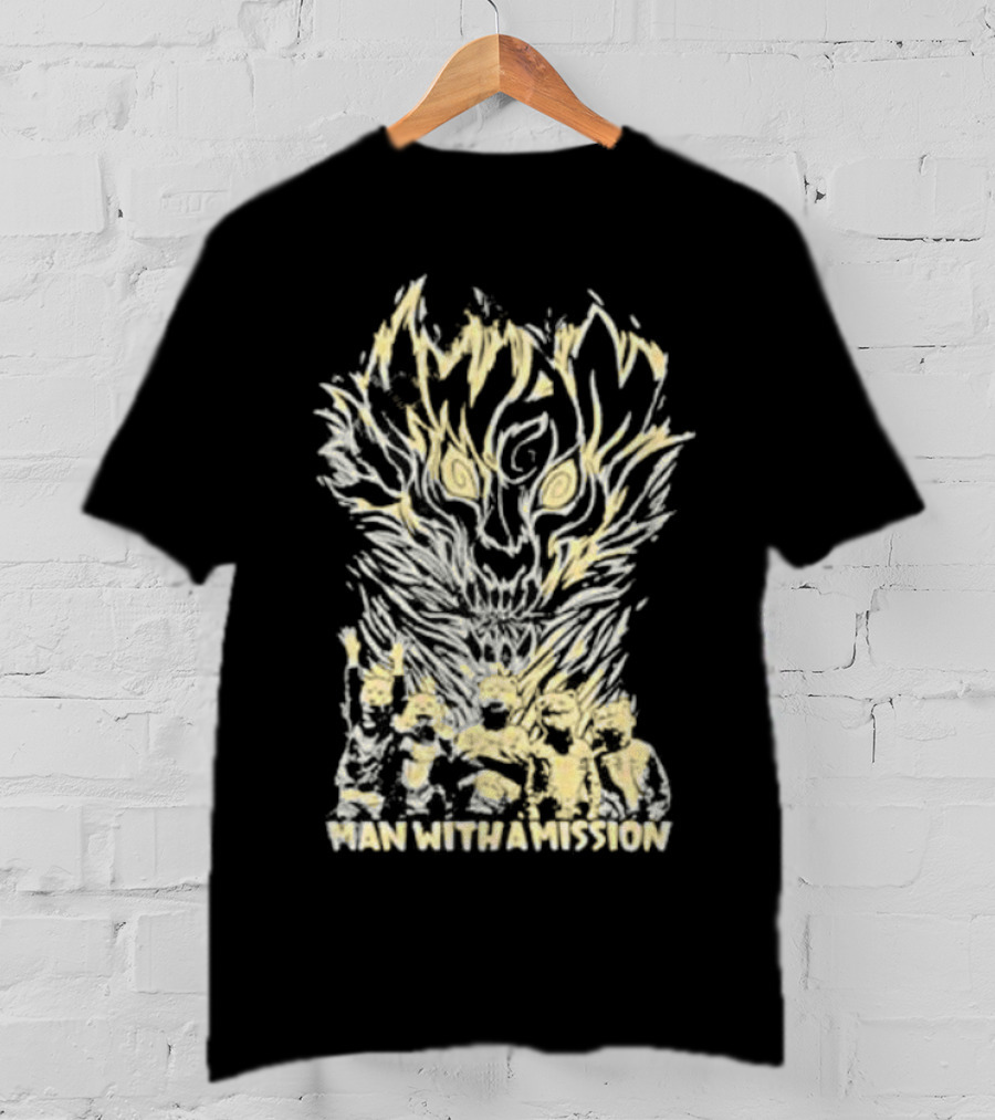 Ran Touring Man With A Mission Mwam Fire Merch T-Shirt