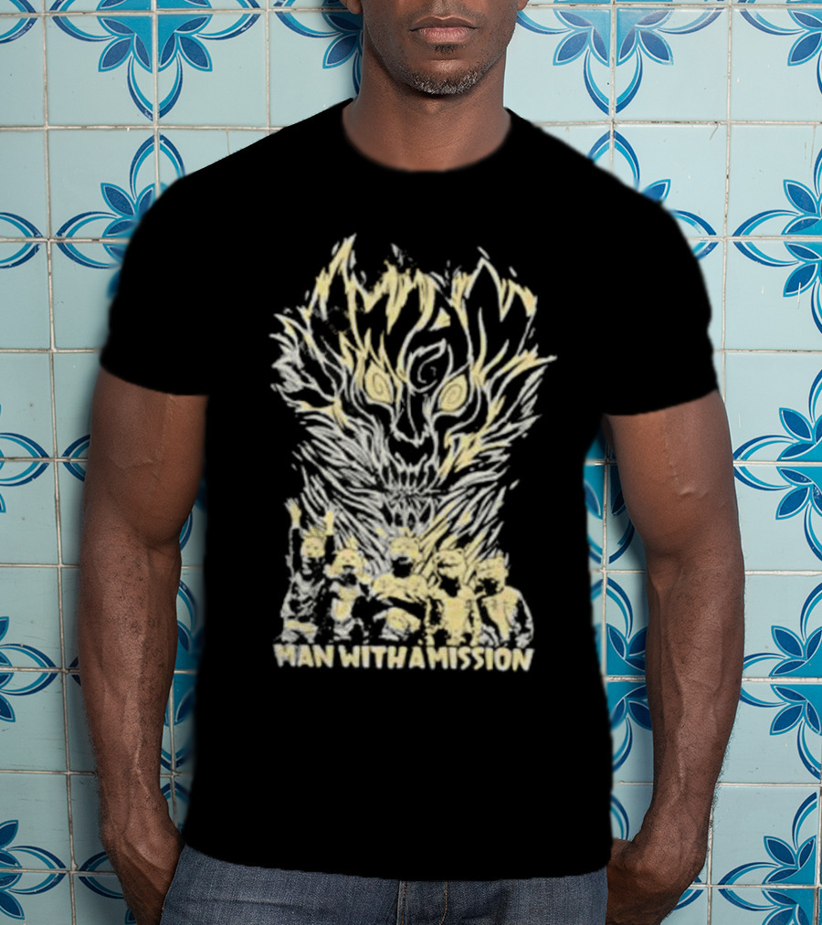 Ran Touring Man With A Mission Mwam Fire Merch T-Shirt