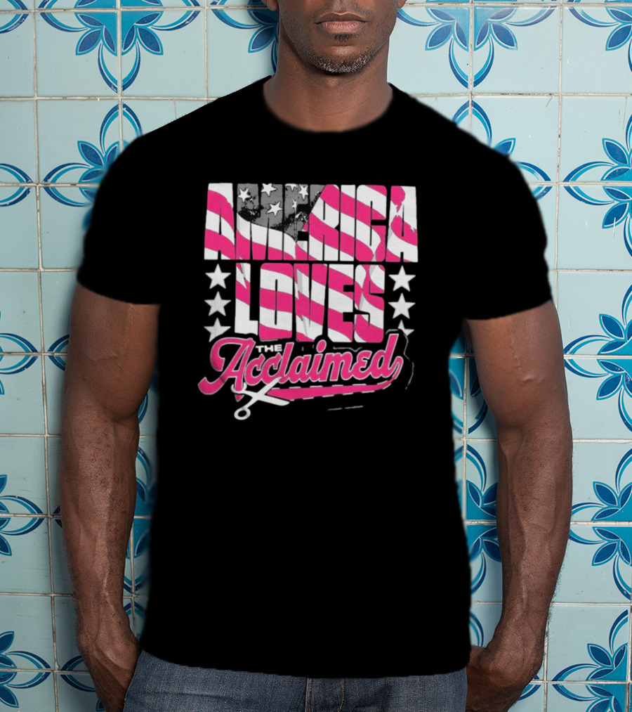 America Loves The Acclaimed Flag Stars T-Shirt