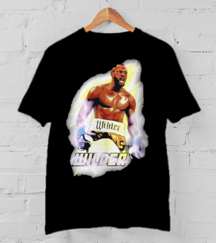 Deontay Wilder Lightning Boxer Champion Energy T-Shirt