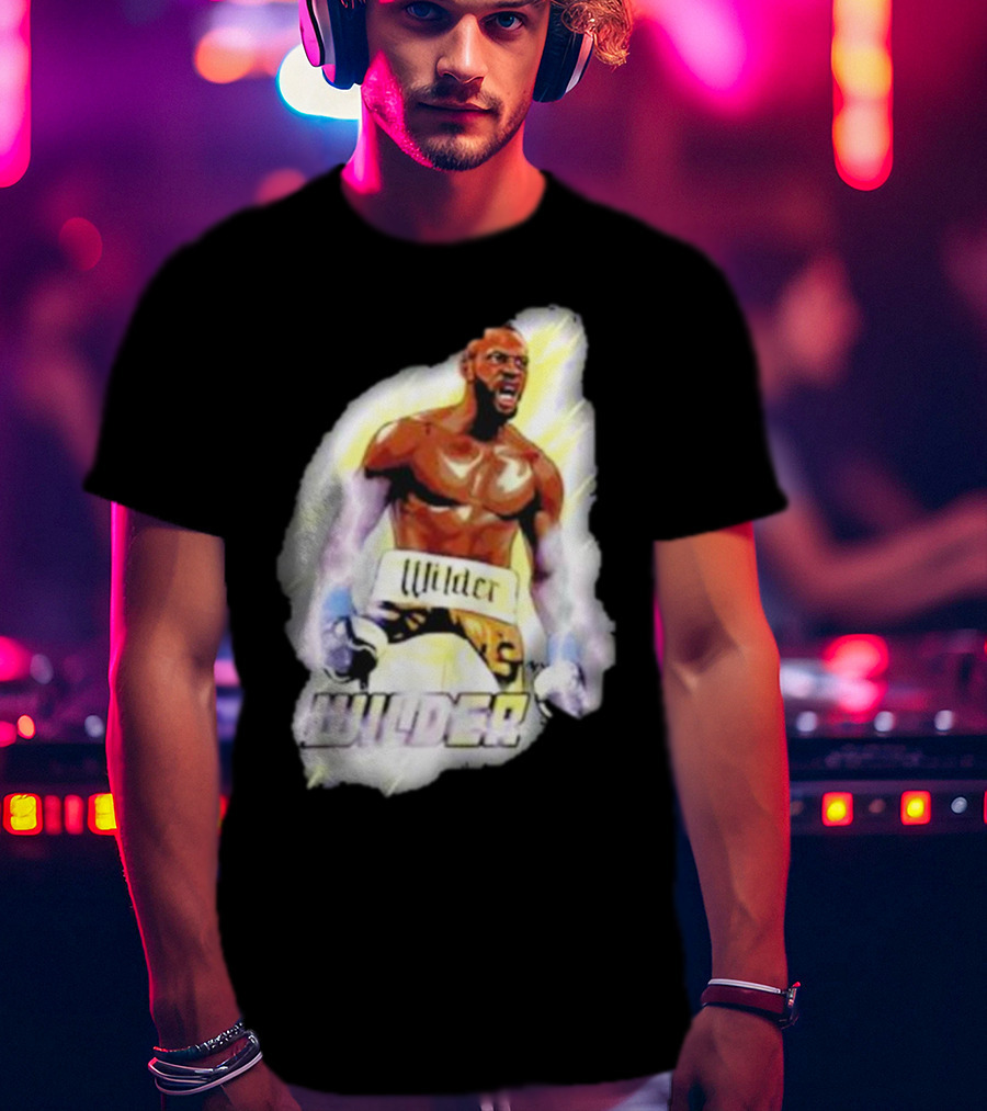 Deontay Wilder Lightning Boxer Champion Energy T-Shirt
