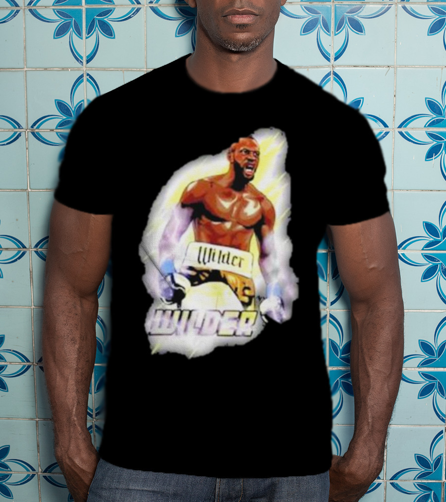 Deontay Wilder Lightning Boxer Champion Energy T-Shirt