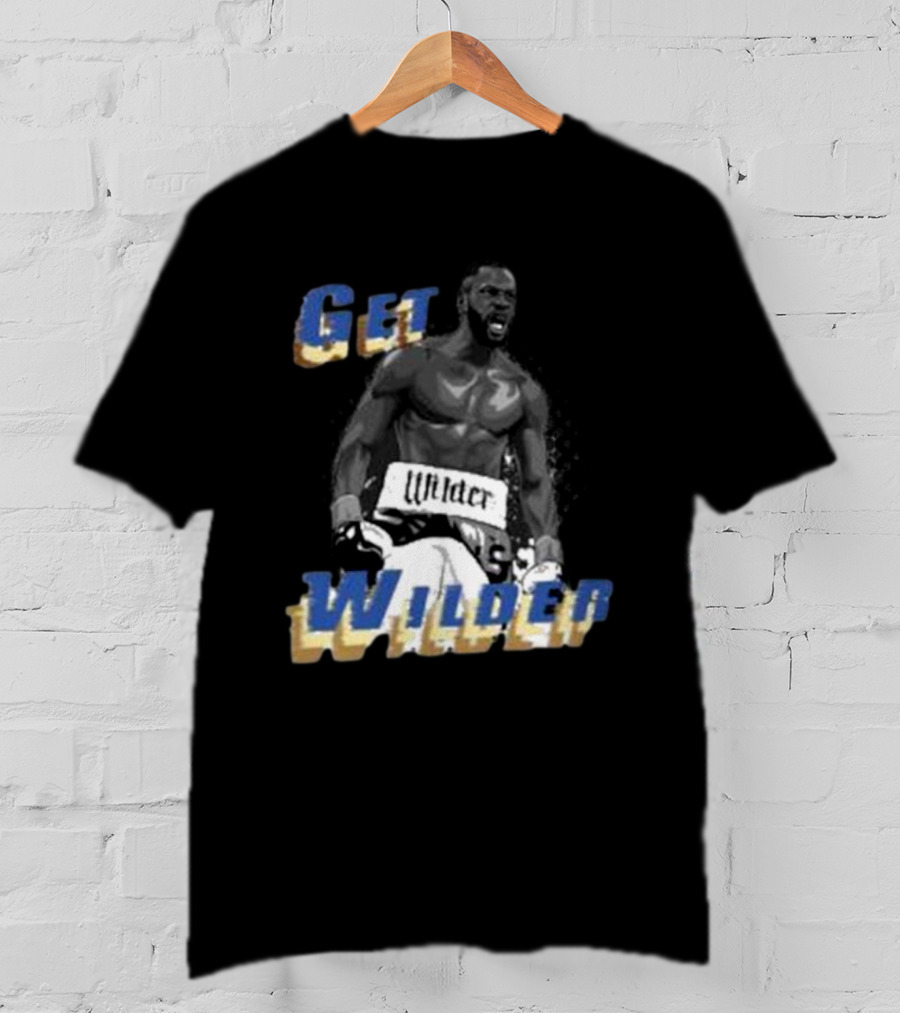 Get Wilder Boxer Roaring With Boxing Gloves T-Shirt