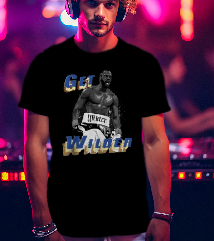 Get Wilder Boxer Roaring With Boxing Gloves T-Shirt