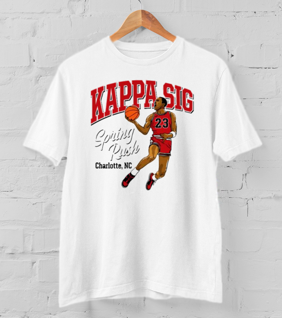 Kappa Sig 23 Basketball Spring Rush Charlotte NC T-Shirt