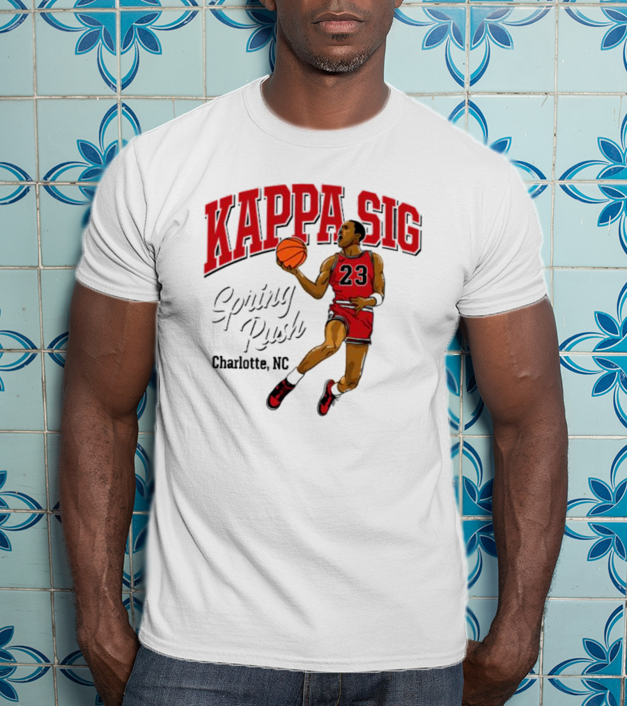 Kappa Sig 23 Basketball Spring Rush Charlotte NC T-Shirt