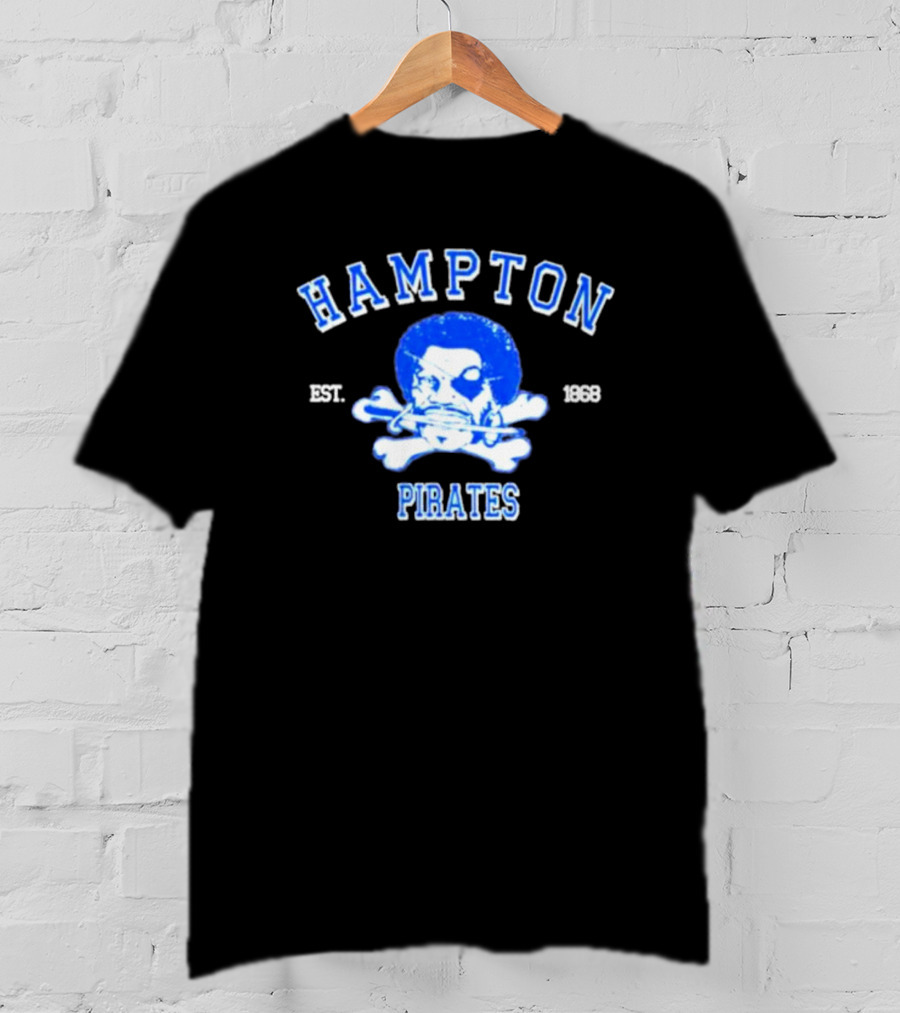Hampton Pirates Est.1868 Skull And Crossbones T-Shirt