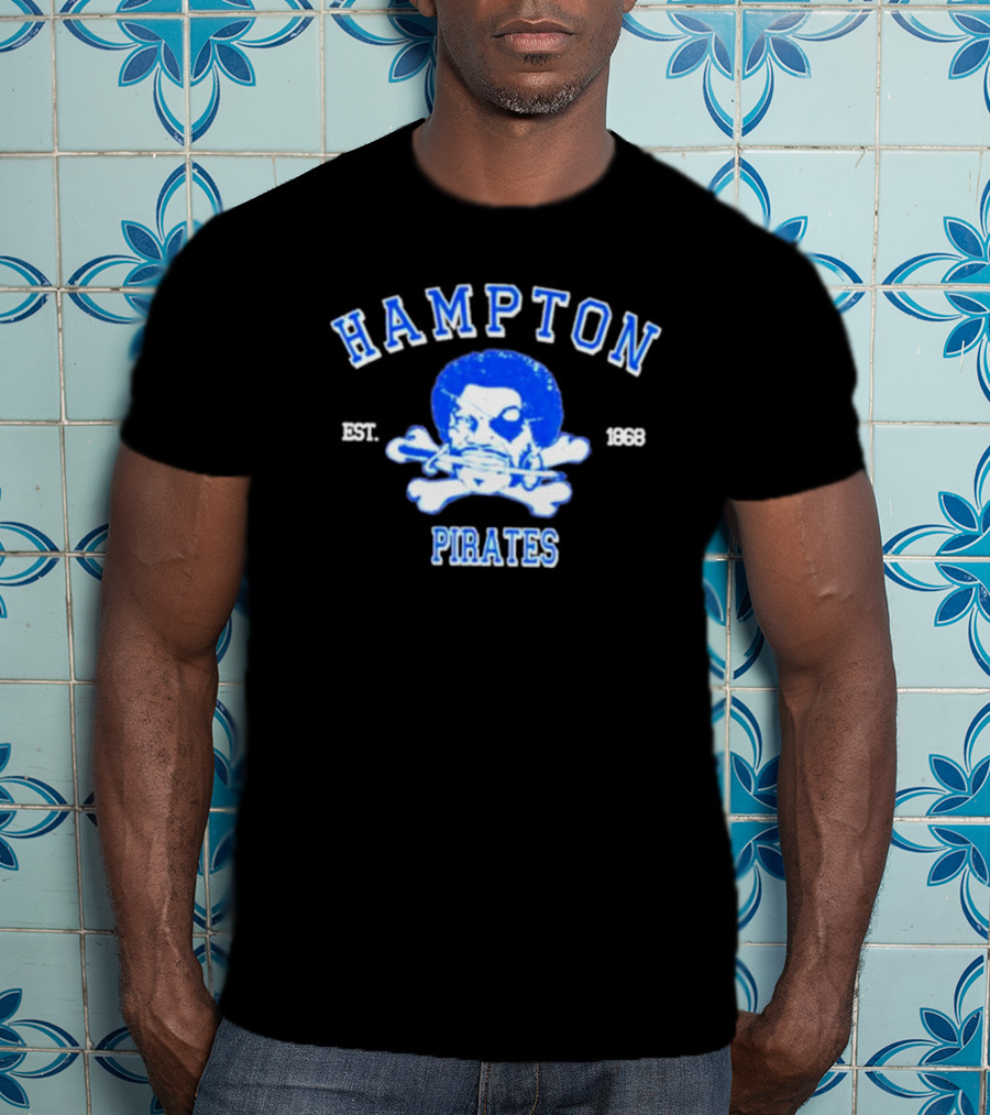 Hampton Pirates Est.1868 Skull And Crossbones T-Shirt