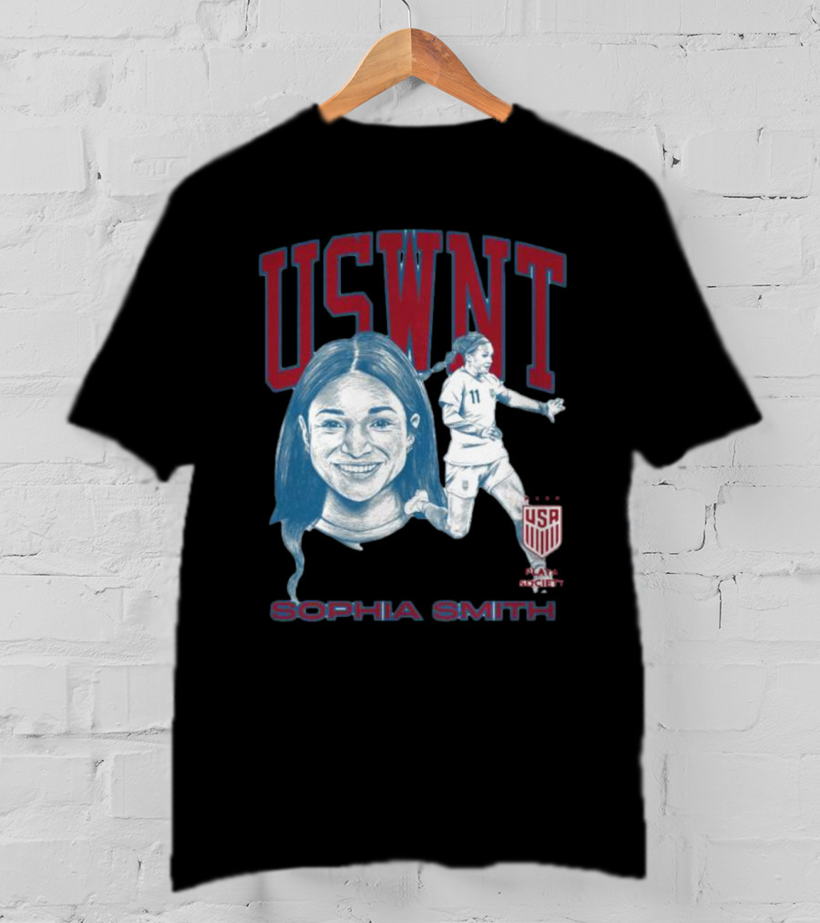 USWNT Playa Society Sophia Smith USA Soccer T-Shirt