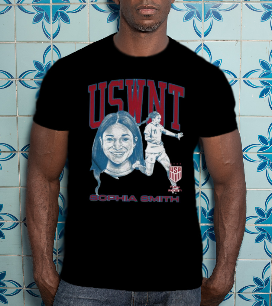 USWNT Playa Society Sophia Smith USA Soccer T-Shirt