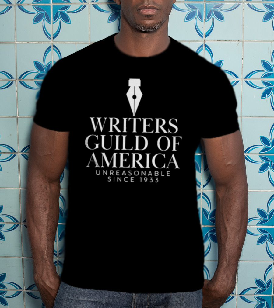 David H. Steinberg Writers Guild Of America Unreasonable Since 1933 Pen Nib T-Shirt