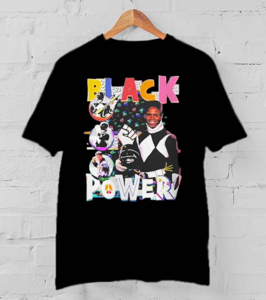 Black Power Mighty Morphin Tribute Go Go T-Shirt