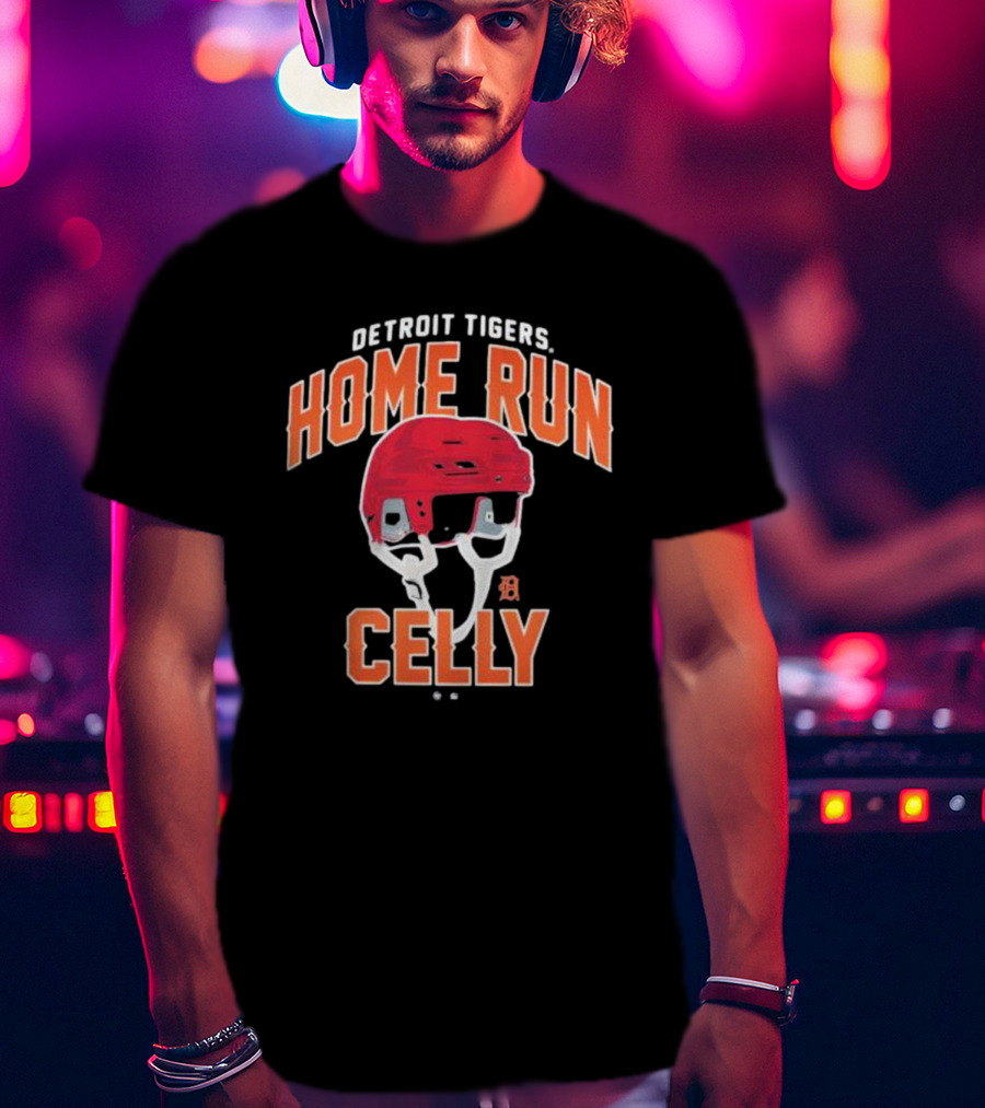 Detroit Tigers Home Run Celly '47 Navy T-Shirt