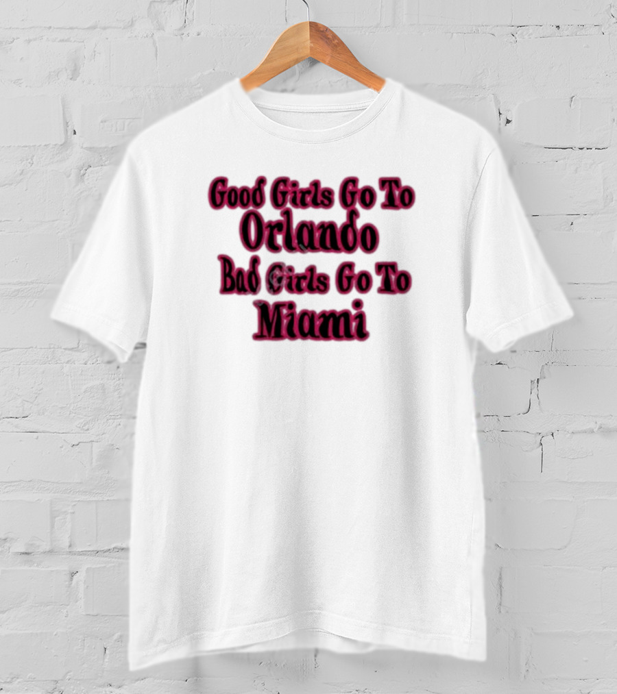 Ellen Marlow Wearing Good Girls Go To Orlando Bad Girls Go To Miami T-Shirt