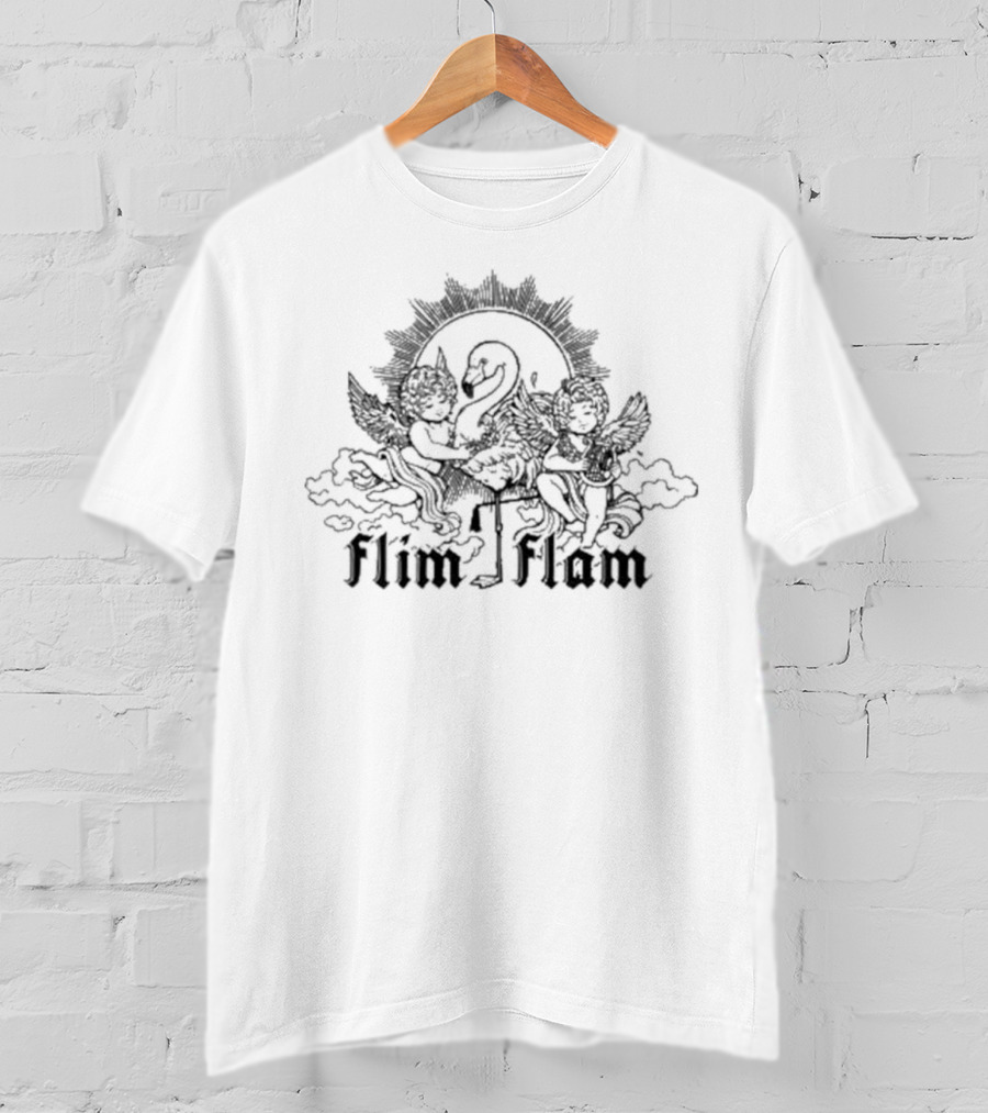Flim Flam Flamingo Cherub Cute Merchandise T-Shirt