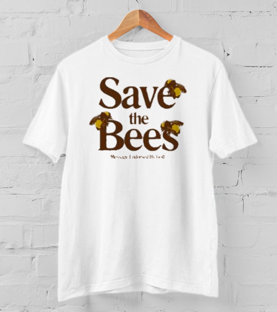Save The Bees Flower Boy Enthusiast T-Shirt