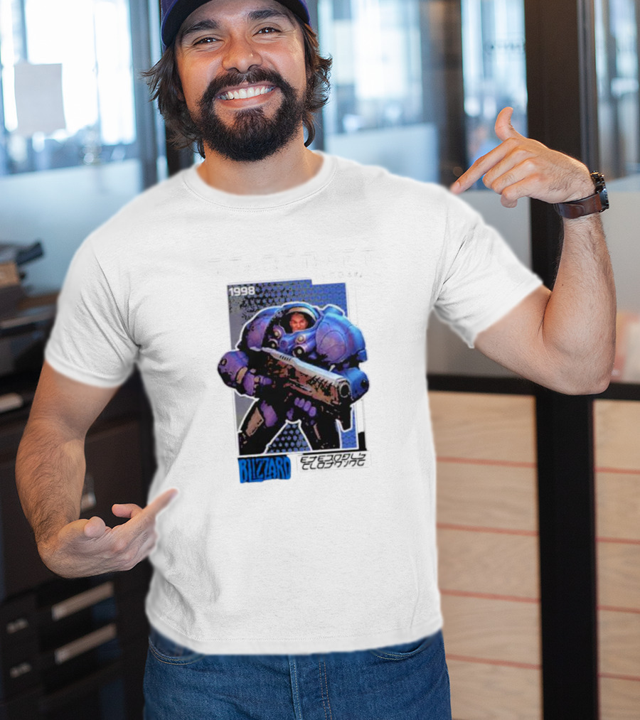 Starcraft Terran 1998 Blizzard Eteson's Clothing T-Shirt