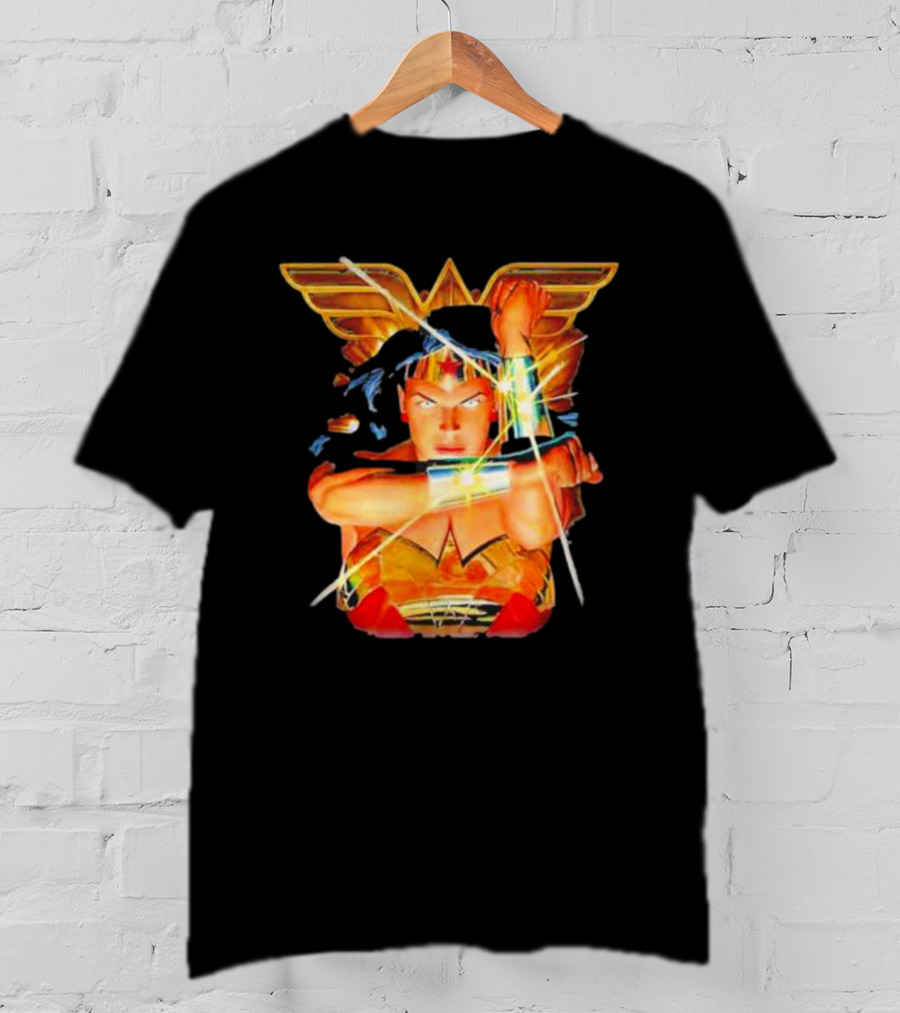 Wonder Woman Bracelets Deflection Wings Emblem T-Shirt