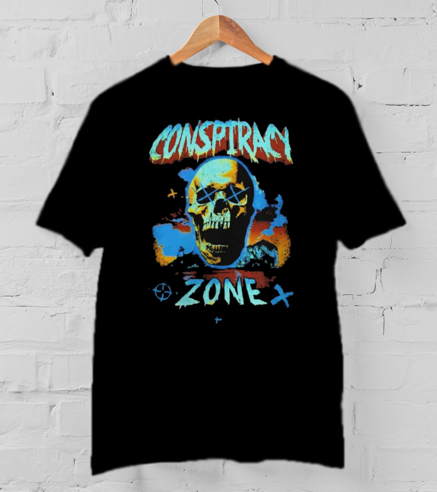 Conspiracy Zone Skull Art Shane Dawson Merchandise T-Shirt
