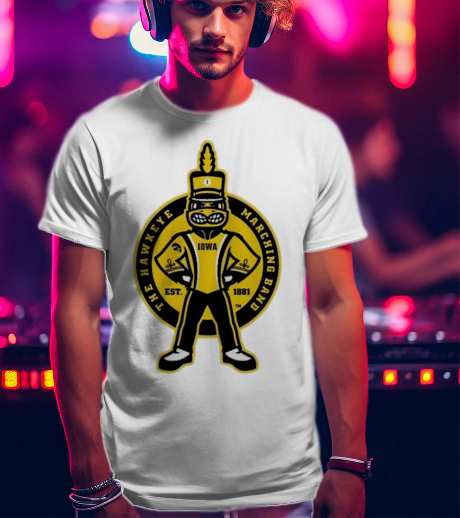The Hawkeye Marching Band Iowa Est 1881 T-Shirt