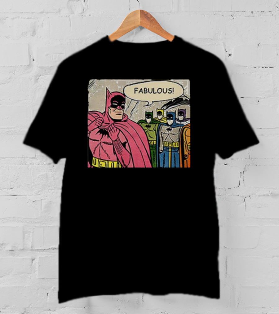 Batman Fabulous Pink Costume Comic Panel T-Shirt