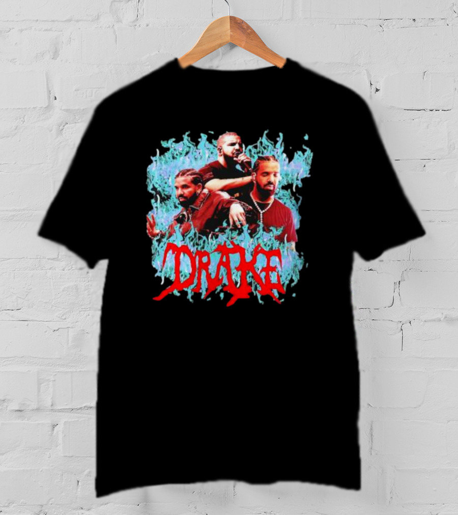 Comfort Colors Drake Flame Graphic Merch T-Shirt