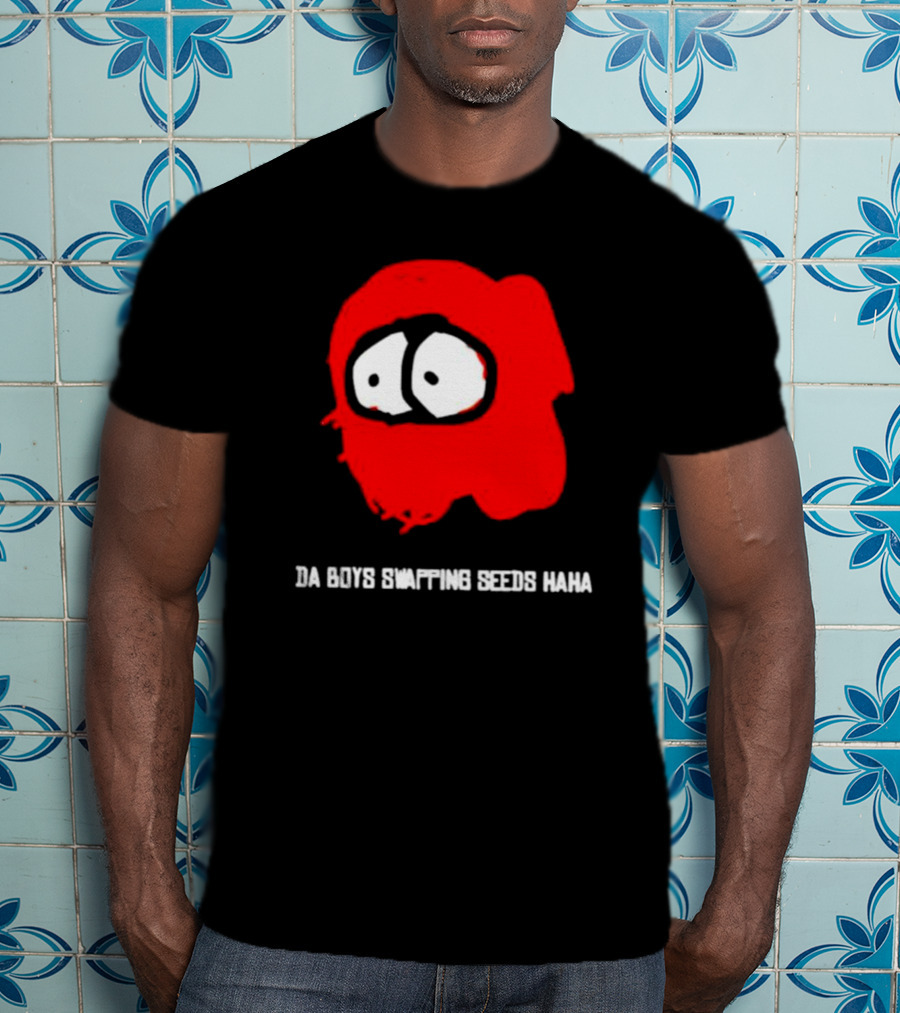 Da Boys Swapping Seeds Haha Red Crewmate T-Shirt