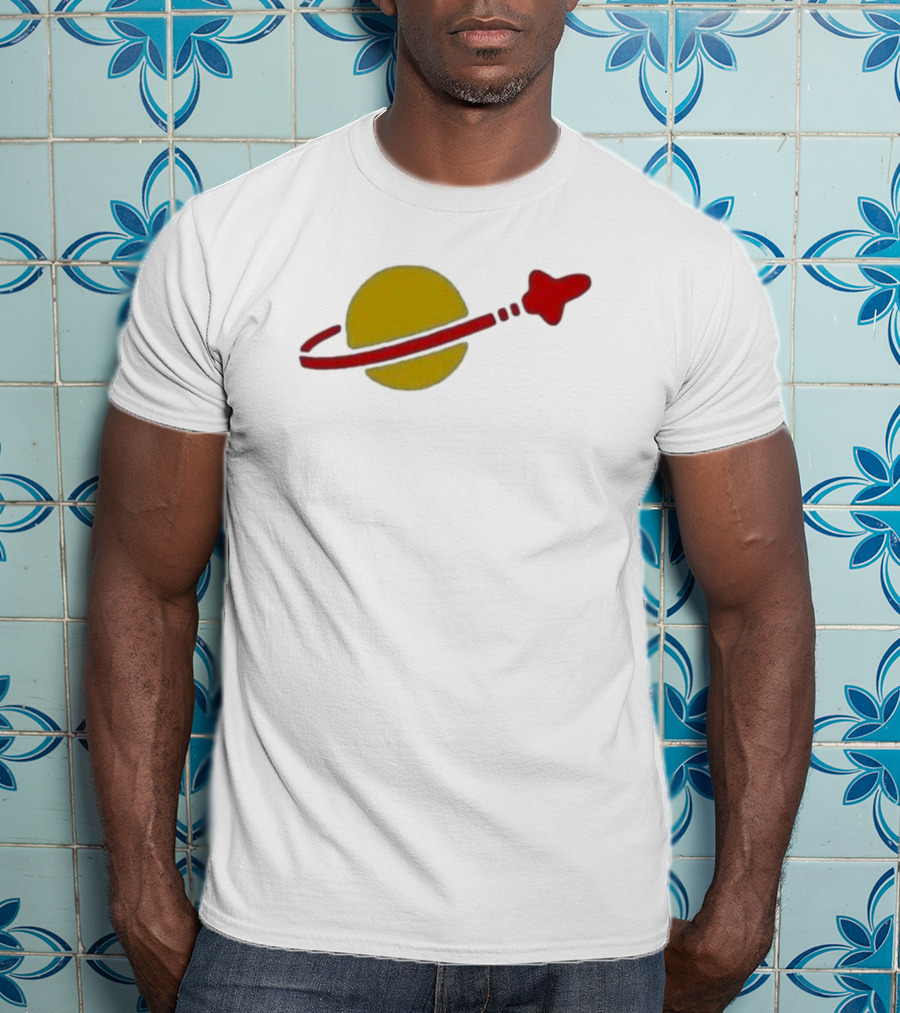 Classic Spaceman Lego Logo Planet And Spaceship T-Shirt