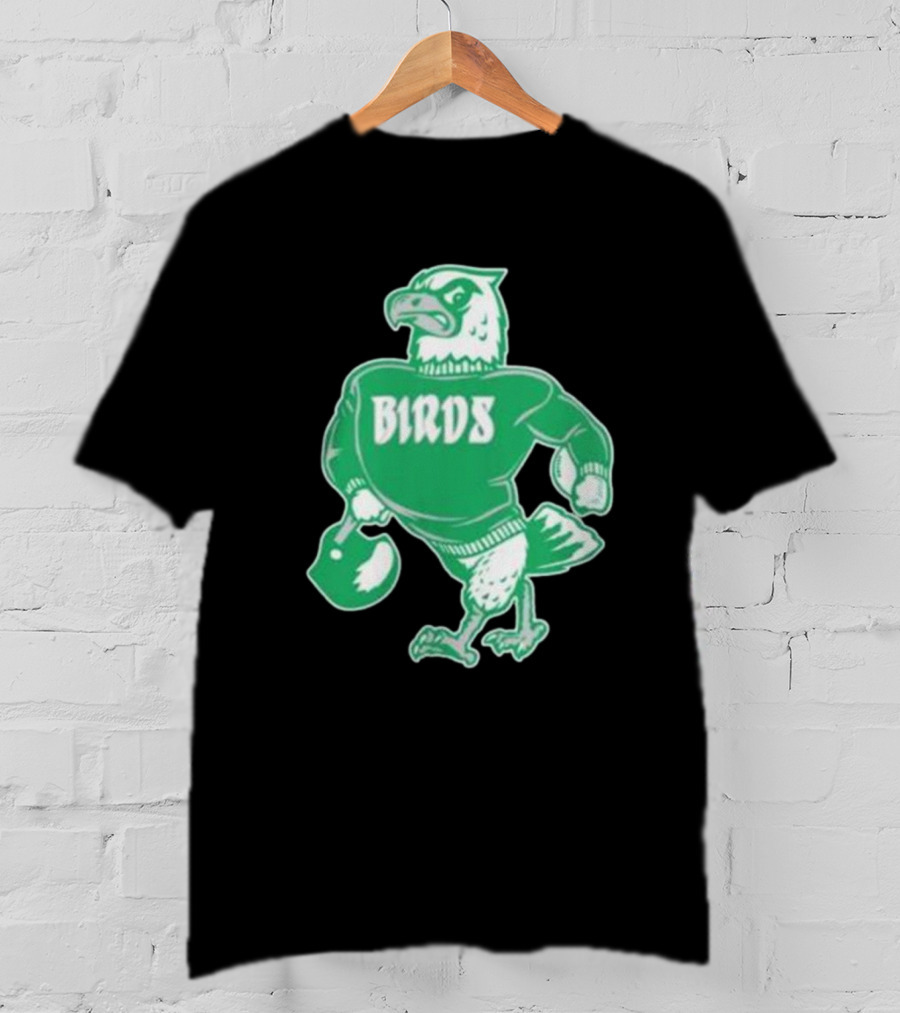 Philly Birds Mascot In Green Sweater Iconic T-Shirt