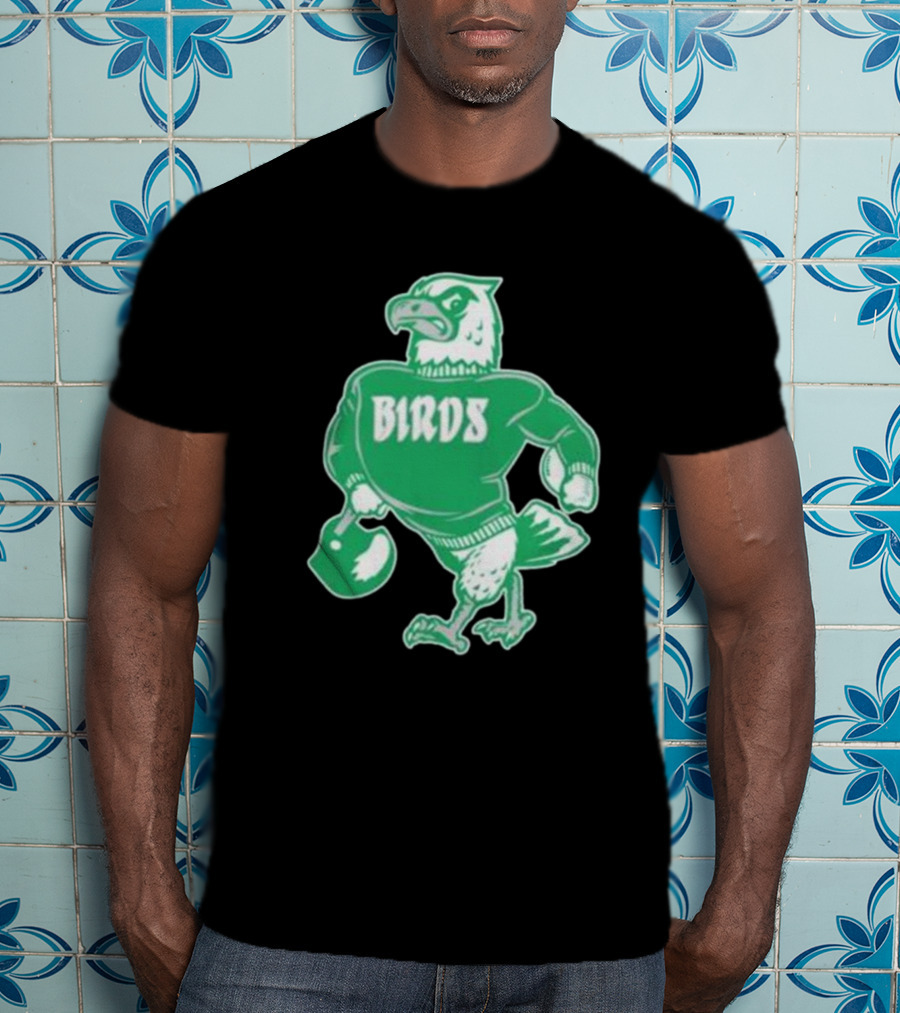 Philly Birds Mascot In Green Sweater Iconic T-Shirt