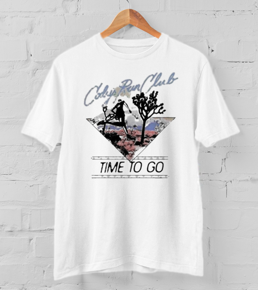 Cody's Run Club Time To Go Desert Silhouette Adventure T-Shirt