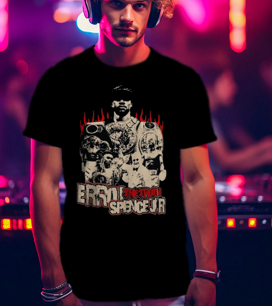 Errol Spence Jr. The Truth Takeover Flames Champion T-Shirt