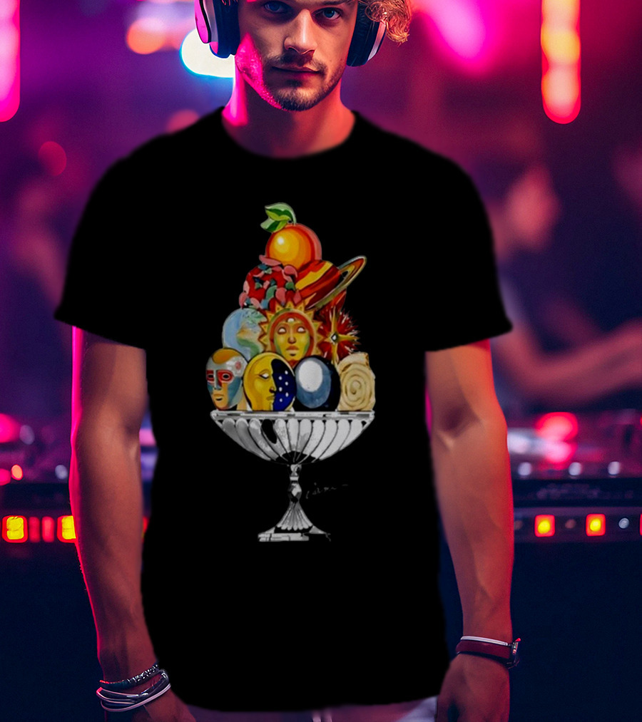 Louis Tomlinson Casablanca Celestial Pyramid Solar Planetary Fruit Bowl T-Shirt