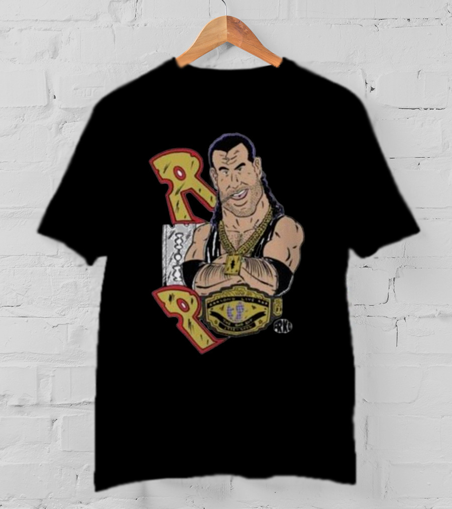 Razor Ramon Tribute The Bad Guy Rip Long Live T-Shirt