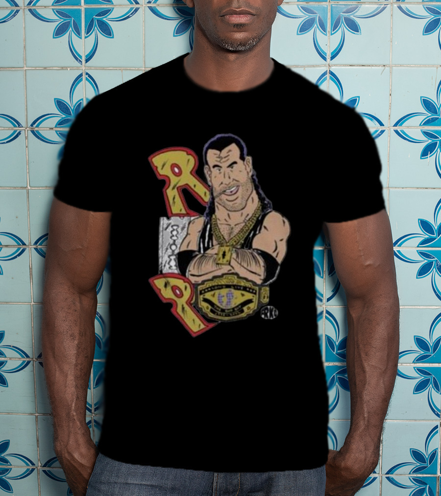 Razor Ramon Tribute The Bad Guy Rip Long Live T-Shirt