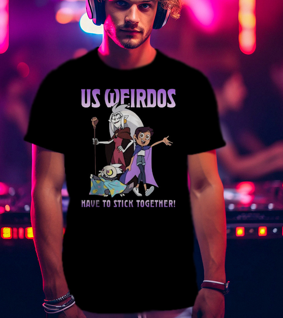 Us Weirdos Have To Stick Together The Owl House Characters Pose T-Shirt