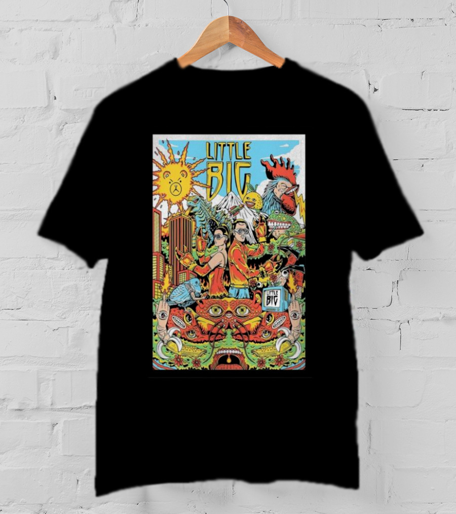 Little Big Comic Style Funky Adventure T-Shirt
