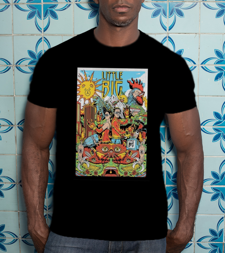Little Big Comic Style Funky Adventure T-Shirt