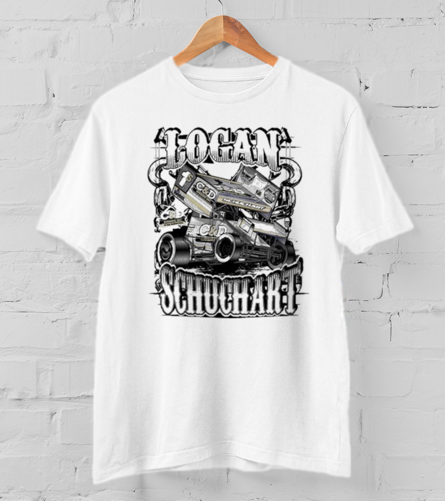 Logan Schuchart C&D Rigging Sprint Car Racing 1S Action T-Shirt
