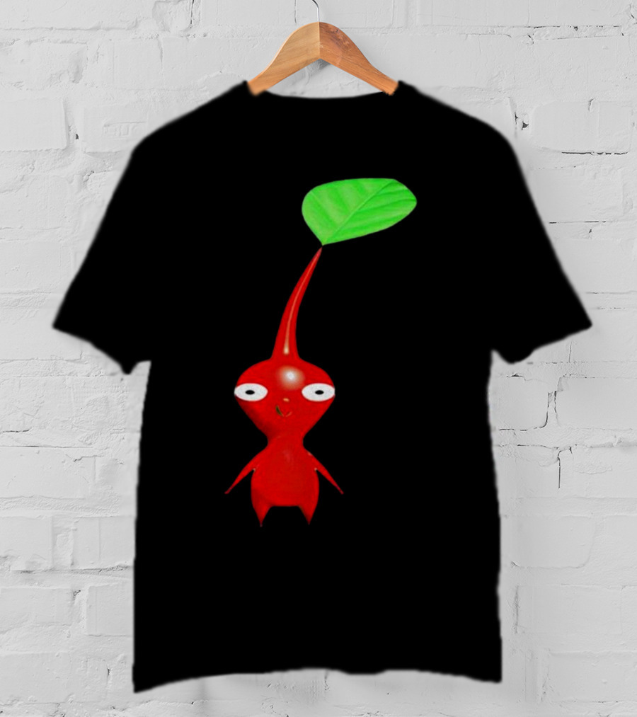 Pikmin Red Pikpik Character With Leaf Stem T-Shirt